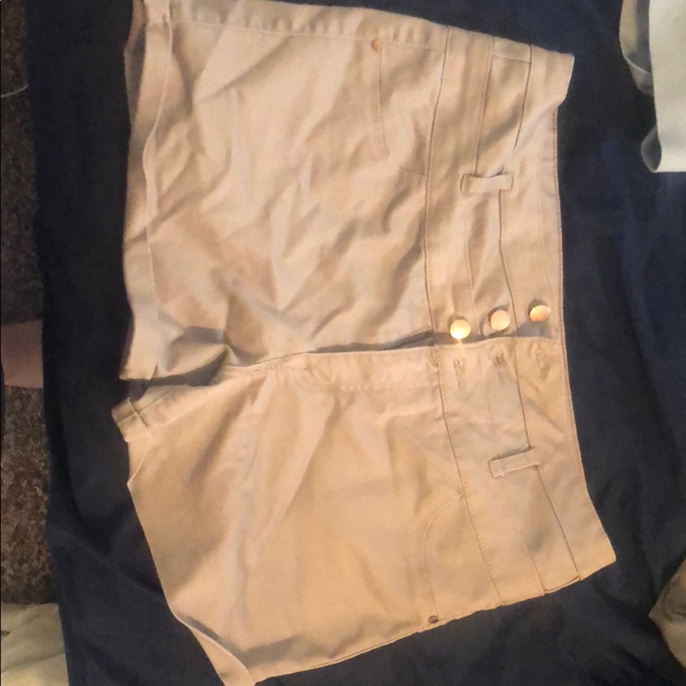 Charlotte Russe Metallic pink high waist shorts